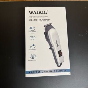 Waikil Professional Hair Clipper in White YK-809